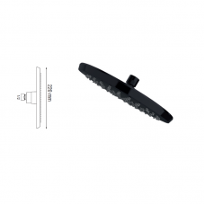  Κώδωνας Φ220 black Modea